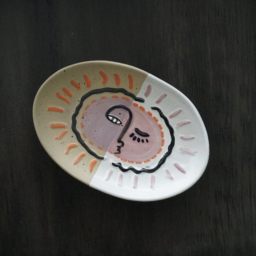 Anthropologie Sunburst Trinket Dish